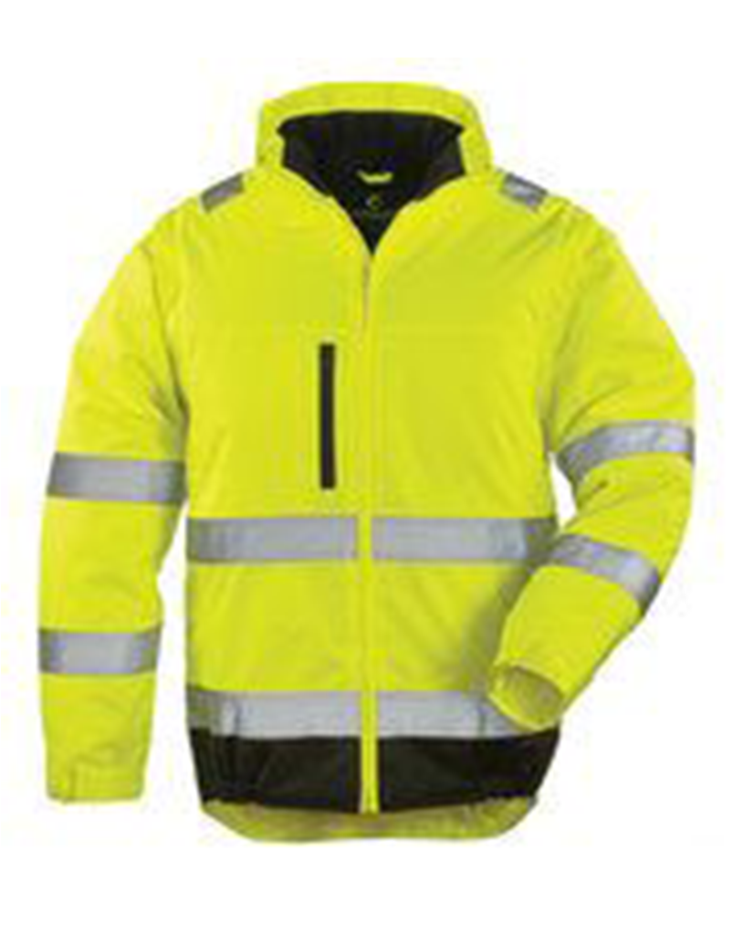 2U1 signalizirajuća zaštitna Hi-viz jakna extra HI-WAY žuta